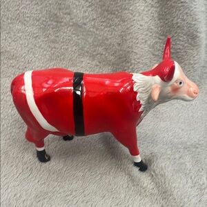 NICE Condition Cow Parade SANTA COW 9208 retired 2002 Westland Vintage G